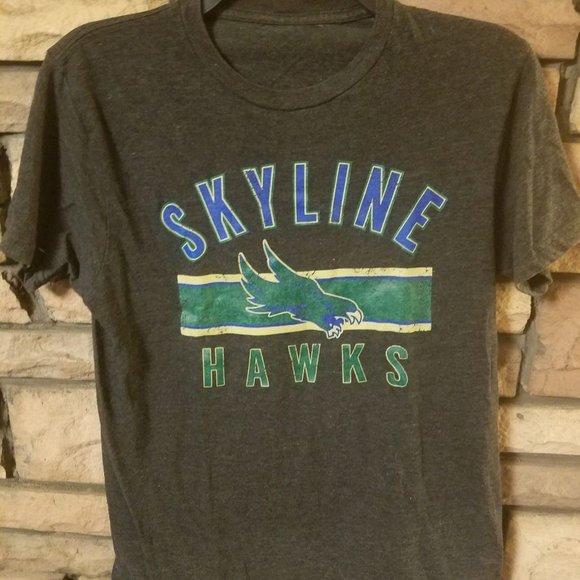 unbranded Other - Skyline Hawks Shirt SMALL Short Sleeve Graphic  D3